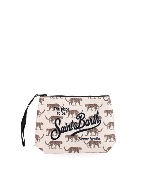Pochette Aline Leopardo in neoprene Mc2 Saint Barth | ALINE ACC. NEOPRENE05906H SAVANNAH LEO 11